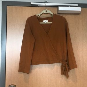 Madewell/ Texture & Thread Wrap Top